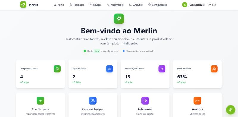 Aplicação Merlin com IA